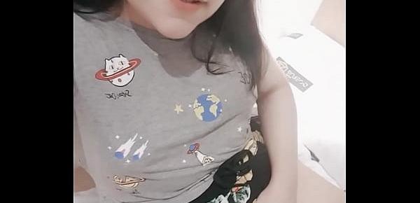  Young petite records video for her daddy - Hana Lily
